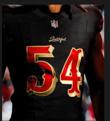 Men San Francisco 49ers #54 Warner Fred black Nike Limited NFL 2025 Jersey001